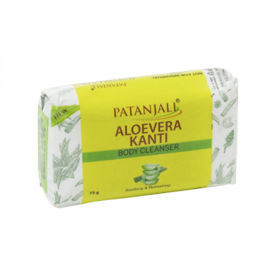 Аюрведическое мыло Patanjali Aloe Vera Kanti/75g.