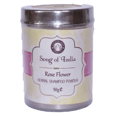Сухой (порошковый) шампунь (Rose flower) Song of India(Песни индии)/50g.